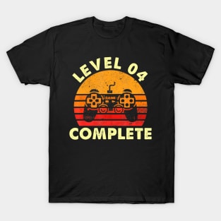 Level 4 Complete Celebrate 4th Wedding T-Shirt